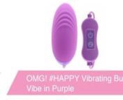 https://www.pinkcherry.com/products/omg-happy-vibrating-bullet-vibe(PinkCherry US)nnhttps://www.pinkcherry.ca/products/omg-happy-vibrating-bullet-vibe(PinkCherry Canada)nnYou can roll your eyes all you want at modern day text-speak, but fact is, &#39;OMG&#39; is now in the Oxford English Dictionary. Plus, sometimes, short and sweet says it all! Take, for example, Pipedream&#39;s #HAPPY Vibrating Bullet. Worthy of a hashtag (probably?) #HAPPY rocks a sexy silicone shape, 17 modes of pulsing, throbbing vi