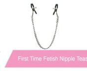 https://www.pinkcherry.com/products/first-time-fetish-nipple-teasers (PinkCherry USA)nhttps://www.pinkcherry.ca/products/first-time-fetish-nipple-teasers (PinkCherry Canada)nnA gentle, extraordinarily user-friendly pair of Nipple Teasers from the First Time collection, these comfortable clamps will absolutely command your object of desire&#39;s attention while catering to the nipple-play beginner.nnClassically styled and easy as pie to adjust, the First Time Clamps have fully customizable tension fo