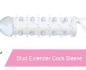 https://www.pinkcherry.com/products/stud-extender-cock-sleeve?variant=12593405263957 (PinkCherry US)nhttps://www.pinkcherry.ca/products/stud-extender-cock-sleeve?variant=12476320055390 (PinkCherry Canada) nnA simple yet thrillingly effective enhancer sleeve covered in tickly, teasing nubs, California Exotic&#39;s much-loved Stud naturally adds a full inch of extra length, a little more thickness and tons of pleasurable texture to playtime.nnPliably stretchy and extremely comfortable, just add a litt