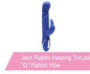 https://www.pinkcherry.com/products/jack-rabbit-heating-thrusting-g-rabbit-vibe (PinkCherry USA)nhttps://www.pinkcherry.ca/products/jack-rabbit-heating-thrusting-g-rabbit-vibe (PinkCherry Canada)nnBefore we even get into the many, many stand-out pleasure features of this wondrous version of a total classic, we need to take a moment of not-silence for the almighty Jack! From day one, CalExotic&#39;s Jack Rabbit series has been curling toes and taking names, all thanks to a beloved shape, tons of powe