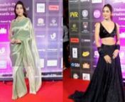 Dadasaheb Phalke Awards 2021: Nora Fatehi in turquoise green, Sushmita Sen and Kiara Advani in all-black or Nia Sharma in complete white; Whose look did you love the most? Several celebrities from the entertainment industry attended the most prestigious awards function on Saturday. From Kiara Advani, Radhika Madan, Vikrant Massey, Bobby Deol to Sushmita Sen, the stars put their best foot forward for the gala night. While Sushmita Sen slayed the red carpet in all black, Kiara Advani dazzled in a