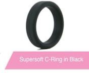 https://www.pinkcherry.com/products/supersoft-c-ring-in-black (PinkCherry US) nhttps://www.pinkcherry.ca/products/supersoft-c-ring-in-black (PinkCherry Canada)nnA plush, ultra stretchy ring from Tantus, the Super Soft C-Ring is yet another offering from this great line that&#39;s determined to improve your sex life. This classic cock ring is extra user friendly, made from a softer version of ultra premium silicone- it&#39;s easier to put on a remove, even with an erection since it stretches so well. Onc
