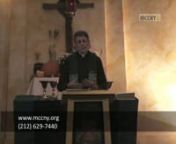 The Rev. Pat Bumgardner &#124; Cherish the Hope &#124; First Lesson: II Maccabees 7: 1-2, 9-14 &#124; Second Lesson: Luke 20: 27-38 &#124; The 11:00 AM Celebration Service message from Metropolitan Community Church of New York. &#124; www.mccny.org
