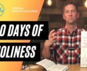 www.40daysofholiness.com is a site that teaches on God&#39;s holiness, and how he creates it in humans. Taught by Darrell Stetler II, this 40 day discipleship journey for growing Christians will take you deep into the heart of God, seeing the beauty of His holiness, and learning to long for it in your own life. We’ll give holiness definition and clarity, talk about what holiness is and what holiness isn’t, and teach you how to become holy, and grow in holiness. nnPursuing Holiness (www.40daysofh