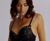 Need an everyday staple? Our Bethany Balconette Hope Push Up Bra in classic black &amp; nude is the perfect pick. Scallop lace appliques, ribbon details &amp; shiny gems make this bra a real stunner. Best of all, it offers full support to prevent sagging.nShop now:https://www.brasnthings.com/bethany-push-up-bra-black.html