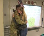 For the past year, Chase Vining has been deployed overseas with the Army National Guard. It&#39;s been tough on his sister, Kali, who teaches first grade at Audubon Elementary School.nWhen Chase&#39;s mom, Jollene (Garfield Elementary principal, by the way) found out her son would be home early, she decided to bring him by her daughter&#39;s school for a visit.nWelcome home, Chase!