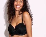 The Venice Full Cup Balconette Bra features a delicate geometric and floral lace. Finished with matching satin bow and trinket.nShop now:https://www.brasnthings.com/plus-size-venice-tahlia-f-c-balconette-black.html