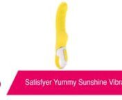 https://www.pinkcherry.com/products/satisfyer-vibes-rechargeable-yummy-sunshine (PinkCherry US)nhttps://www.pinkcherry.ca/products/satisfyer-vibes-rechargeable-yummy-sunshine (PinkCherry Canada)nn--nnWe&#39;re pretty sure that no one&#39;s ever literally tasted sunshine, but if we were to imagine a taste, it would probably be sparkling lemonade on a hot day, slightly melted lemon sherbet, or maybe a banana popsicle. All those tasty treats (and some sexy ones, too!) came to mind when we laid eyes on the