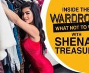 Previously we at Pinkvilla have taken you through the wardrobe of several actresses&#39;, this time we went on to raid Shenaz Treasury&#39;s wardrobe but with a twist. Shenaz Treasury took us through her wardrobe and showed us what NOT to wear with an example from her own closet! From Itsy-bitsy tops from the 90&#39;s to printed tees from the early 2000s and an animal printed cover up, Shenaz takes us through it all. nnFun, quirky and hilarious Shenaz Treasury&#39;s message to you about not taking fashion serio