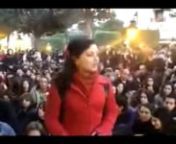 This video fell onto one of our songs in the mix and they fell in love so to speak, we just wanted to share the moment.nnThe video is of Amel Mathlouth singing at a demonstration in Tunis (more info is welcome)nnLyrics:nnI am those who are free and never fearnI am the secrets that will never dienI am the voice of t......hose who would not give innI am the meaning amid the chaosnnI am the right of the oppressednThat is sold by these dogs (people who are dogs)nWho rob the people of their daily bre