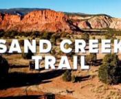 In this week’s episode, Kevin and Gina explore in Wayne County on the Sand Creek Trail. With incredible vista views and the best of all worlds - from desert to snow capped mountains, red rock and reservoirs and so much more - this is a wonderful place to escape it all and spend the day or a whole weekend. nnThe trailhead is located here: https://goo.gl/maps/vkzyqkxoEvXwfMki8. Additional trail information is available here: https://www.fs.usda.gov/recarea/fishlake/recarea/?recid=12260.nnScenic