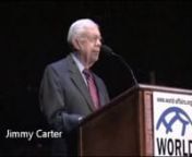 On a trip to southern Japan, Jimmy Carter decided to warm up the crowd with a joke. Little did he know they were all laughing for a very different reason. Carter spoke at the Paramount Theatre in Seattle, Wash. on Jan. 31, 2012.