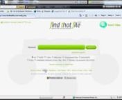 Our Missionnnfindthatfile.com&#39;s mission is to provide the most comprehensive file search on the Internet.nWho are wennfindthatfile was founded in late 2009 and has since grown to become the most extensive file search on the Internet. Common searches are for PDFs, Documents, Audio, Video, RAR and ZIP compressed files, Fonts, and much much more.nHow are we different from other file/search sites?nnWe search as deeply as possible to identify the most relevant data from over 300 million files. This m