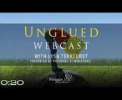 On this webcast, New York Times Bestselling author, Lysa TerKeurst tackles the topic of Conflict Resolution. Her special guests include two sensational bloggers, Kelly Stamps and Courtney Joseph, as well as the President of the American Association of Christian Counselors, Dr. Tim Clinton!nnVisit http://ungluedbook.com for more information!
