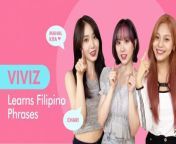 Kumusta kayo, Na.V.? Watch the members of #VIVIZ learn some Filipino words and phrases! &#60;br/&#62;&#60;br/&#62;VIDEO PRODUCED BY: Hanna Tamondong&#60;br/&#62;VIDEO SHOT BY: BPM Entertainment&#60;br/&#62;VIDEO EDITED BY: Katrina Noble