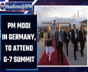 Prime Minister Narendra Modi arrived in Germany on Sunday to a warm welcome from the Indian Diaspora. Modi will be attending the G-7 summit. &#60;br/&#62; &#60;br/&#62;#PMModi #ModiinGermany #G7summit
