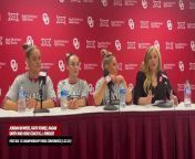 OU Gymnastics Post-Game Conference March 23, 2024 from garcon ou fille