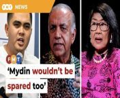 The Umno Youth chief answers criticism from hypermarket managing director Ameer Ali Mydin and former minister Rafidah Aziz.&#60;br/&#62;&#60;br/&#62;&#60;br/&#62;Read More: https://www.freemalaysiatoday.com/category/nation/2024/03/23/mydin-wouldnt-be-spared-too-if-they-sold-those-socks-says-akmal/ &#60;br/&#62;&#60;br/&#62;Laporan Lanjut: https://www.freemalaysiatoday.com/category/bahasa/tempatan/2024/03/24/jika-berlaku-dalam-mydin-kami-akan-lakukan-perkara-sama-kata-akmal/&#60;br/&#62;&#60;br/&#62;&#60;br/&#62;Free Malaysia Today is an independent, bi-lingual news portal with a focus on Malaysian current affairs.&#60;br/&#62;&#60;br/&#62;Subscribe to our channel - http://bit.ly/2Qo08ry&#60;br/&#62;------------------------------------------------------------------------------------------------------------------------------------------------------&#60;br/&#62;Check us out at https://www.freemalaysiatoday.com&#60;br/&#62;Follow FMT on Facebook: https://bit.ly/49JJoo5&#60;br/&#62;Follow FMT on Dailymotion: https://bit.ly/2WGITHM&#60;br/&#62;Follow FMT on X: https://bit.ly/48zARSW &#60;br/&#62;Follow FMT on Instagram: https://bit.ly/48Cq76h&#60;br/&#62;Follow FMT on TikTok : https://bit.ly/3uKuQFp&#60;br/&#62;Follow FMT Berita on TikTok: https://bit.ly/48vpnQG &#60;br/&#62;Follow FMT Telegram - https://bit.ly/42VyzMX&#60;br/&#62;Follow FMT LinkedIn - https://bit.ly/42YytEb&#60;br/&#62;Follow FMT Lifestyle on Instagram: https://bit.ly/42WrsUj&#60;br/&#62;Follow FMT on WhatsApp: https://bit.ly/49GMbxW &#60;br/&#62;------------------------------------------------------------------------------------------------------------------------------------------------------&#60;br/&#62;Download FMT News App:&#60;br/&#62;Google Play – http://bit.ly/2YSuV46&#60;br/&#62;App Store – https://apple.co/2HNH7gZ&#60;br/&#62;Huawei AppGallery - https://bit.ly/2D2OpNP&#60;br/&#62;&#60;br/&#62;#FMTNews #Mydin #WouldntBeSpared #AllahSocksIssue #AkmalSaleh