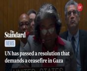 The United Nations Security Council has demanded a ceasefire in Gaza during the Muslim holy month of Ramadan, its first demand to halt fighting.The United States abstained on the resolution, which also demanded the release of all hostages taken captive during Hamas&#39;s October 7 attack in southern Israel.