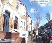 Police bodycam video shows the moment scammer Arbaaz Khan is arrested after tricking vulnerable elderly people into handing over thousands of pounds in a phone scam. Khan, 31, was part of a phone scamming ring which persuaded nine pensioners of an average age of 87 to urgently hand over their bank cards. He would send a ‘runner’ to collect the card from the victims’ homes. The group then took all the money from their accounts. &#60;br/&#62;