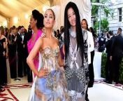 Heavenly bodies! Rihanna steals the show again in racy papal outfit at Catholic-themed red carpet alongside Kim Kardashian and Jennifer Lopez