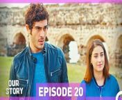 Our Story Episode 20&#60;br/&#62;&#60;br/&#62;Our story begins with a family trying to survive in one of the poorest neighborhoods of the city and the oldest child who literally became a mother to the family... Filiz taking care of her 5 younger siblings looks out for them despite their alcoholic father Fikri and grabs life with both hands. Her siblings are children who never give up, learned how to take care of themselves, standing still and strong just like Filiz. Rahmet is younger than Filiz and he is gifted child, Rahmet is younger than him and he has already a tough and forbidden love affair, Kiraz is younger than him and she is a conscientious and emotional girl, Fikret is younger than her and the youngest one is İsmet who is 1,5 years old.&#60;br/&#62;&#60;br/&#62;Cast: Hazal Kaya, Burak Deniz, Reha Özcan, Yağız Can Konyalı, Nejat Uygur, Zeynep Selimoğlu, Alp Akar, Ömer Sevgi, Nesrin Cavadzade, Melisa Döngel.&#60;br/&#62;&#60;br/&#62;TAG&#60;br/&#62;Production: MEDYAPIM&#60;br/&#62;Screenplay: Ebru Kocaoğlu - Verda Pars&#60;br/&#62;Director: Koray Kerimoğlu&#60;br/&#62;&#60;br/&#62;#OurStory #BizimHikaye #HazalKaya #BurakDeniz