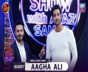 The Night Show with Ayaz Samoo &#124; Aagha Ali &#124; Episode 108 &#124; 22nd March 2024 &#124; ARY Zindagi&#60;br/&#62;&#60;br/&#62;All Episodes of The Night Show with Ayaz Samoo: https://bit.ly/3Zdrq8B&#60;br/&#62;&#60;br/&#62;Host: Ayaz Samoo&#60;br/&#62;&#60;br/&#62;Special Guest: Aagha Ali&#60;br/&#62;&#60;br/&#62;Ayaz Samoo is all ready to host an entertaining new show filled with entertaining chitchat and activities featuring your favorite celebrities! &#60;br/&#62;&#60;br/&#62;Watch The Night Show with Ayaz Samoo Every Friday and Saturday at 10:00 PM only on #ARYZindagi&#60;br/&#62; &#60;br/&#62;#thenightshow #ARYZindagi #shameenkhan #hafsabutt &#60;br/&#62;&#60;br/&#62;Join ARY Zindagion WhatsApp ➡️ https://bit.ly/3rYhlQV&#60;br/&#62;Subscribe Here ➡️ https://bit.ly/2vwQ8b1&#60;br/&#62;Instagram➡️https://www.instagram.com/aryzindagi&#60;br/&#62;Facebook ➡️ https://www.facebook.com/aryzindagi.tv&#60;br/&#62;Website ➡️ http://www.aryzindagi.tv/&#60;br/&#62;TikTok ➡️ https://www.tiktok.com/@aryzindagi.tv