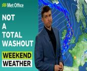 This is the Met Office UK Weather forecast for the weekend 15/02/2024. &#60;br/&#62;&#60;br/&#62;Friday should be largely dry for many places and that’s how Saturday will start. However, drizzly rain will push into the west followed by a band of heavier and more persietent rain that will sweep eastwards across the UK. Once this clears Sunday should be drier with some sunshine developing. Bringing you this weekend’s weather forecast is Alex Burkill.