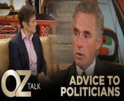 In this video, Dr. Oz presents the question, “ A lot of leaders are struggling… what is your best advice to them?” Jordan Peterson believes it comes down to how they can help their “enemies”. The ability to extend some sympathy to them and to think about the people they’re not reaching because they’re your citizens too. Also, a leader identifies the problems. They go out and survey, listen, and then rank orders for the problems. Then, they start talking about solutions to the problems. Jordan Peterson feels that politicians should also tell the truth and just talk to people without a script.