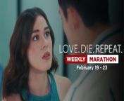 Love. Die. Repeat. marks the return of Ultimate Star Jennylyn Mercado on primetime with a unique story of love with a hint of fantasy.&#60;br/&#62;&#60;br/&#62;This bears the award-winning actress&#39; most dramatic role yet that will showcase her acting prowess, together with the multihyphenate Xian Lim, with whom she will be teamed up for the first time.&#60;br/&#62;&#60;br/&#62;Love. Die. Repeat. follows Angela (played by Jennylyn) who lost her husband, Bernard (played by Xian), in a vehicular accident. Stricken by sorrow, she regrets not spending more time with him and questions the heavens for taking him too soon. &#60;br/&#62;&#60;br/&#62;The next day, Angela wakes up with a feeling of deja vu until she realizes that she’s caught in a time loop – the day her husband died - as if she&#39;s forced to relive the worst day of her life.&#60;br/&#62;&#60;br/&#62;Angela thinks that this is heaven’s gift to her, a chance to save her husband’s life. She believes that by saving him, she can escape the time loop. Little did she know that there are consequences in escaping the time loop – consequences that will bring her pain much greater than she can imagine.&#60;br/&#62;&#60;br/&#62;Joining the stellar cast of Love. Die. Repeat. are Mike Tan, Valeen Montenegro, Valerie Concepcion, Ina Feleo, Samantha Lopez, Shyr Valdez, Malou de Guzman, Victor Anastacio, and Faye Lorenzo. &#60;br/&#62;&#60;br/&#62;Love. Die. Repeat. is headed by two of GMA’s best directors, Jerry Sineneng and Irene Villamor.