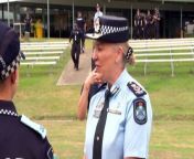 Queensland&#39;s Police Commissioner is standing down early saying it&#39;s time for new leadership to guide the service and insisting it&#39;s her decision. Commissioner Katarina Carroll has denied she has been made a scapegoat after facing pressure over youth crime and low morale in the service.