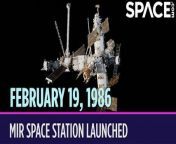 On February 19, 1986, the Soviet Union launched the Mir space station. &#60;br/&#62;&#60;br/&#62;While this wasn&#39;t the first space station launched into orbit, it was the first one that had to be assembled piece-by-piece in space. Mir enabled the first long-duration human spaceflight missions. The current record for the longest stay in space was set aboard the Mir space station by cosmonaut Valeri Vladimirovich Polyakov, who spent 437 consecutive days in orbit. The Soviets used Mir to do all kinds of scientific research for 15 years before funding for the program was cut, and Mir fell back to Earth, burning up in the atmosphere along the way.