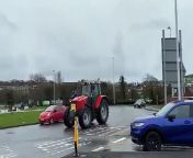 Angry farmers drive tractors to Aberystwyth to take part in protest from par hai xxx video angry sexxxn coml nadu chennai mil lady