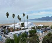 A handful of Israel–Hamas protesters were outside the 2024 Film Independent Spirit Awards located on the beach in Santa Monica playing previously recorded chants on a megaphone such as &#92;