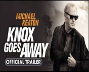 Knox Goes Away - Watch the trailer now! In Select Theaters March 15. Starring Michael Keaton, James Marsden, Suzy Nakamura, Joanna Kulig, Ray McKinnon, John Hoogenakker, Lela Loren, Marcia Gay Harden, and Al Pacino.&#60;br/&#62;&#60;br/&#62;Academy Award® nominee Michael Keaton directs and stars in this unpredictable thriller as John Knox, a hit man attempting to make amends before his recently discovered dementia takes over. Aided by a trusted friend (Academy Award® winner Al Pacino) with his own shady past, Knox races against the police — and his own rapidly deteriorating mind — to save his estranged son (James Marsden) from a vengeance-fueled mistake and “cash out” before it’s too late. Also starring Oscar® winners Ray McKinnon and Marcia Gay Harden.