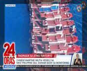Nakalabas na sa xclusive Economic Zone ng Pilipinas ang dalawang research survey vessels ng China na namataang nakatambay malapit sa Philippine Rise, ayon sa Philippine Navy.&#60;br/&#62;&#60;br/&#62;&#60;br/&#62;24 Oras Weekend is GMA Network’s flagship newscast, anchored by Ivan Mayrina and Pia Arcangel. It airs on GMA-7, Saturdays and Sundays at 5:30 PM (PHL Time). For more videos from 24 Oras Weekend, visit http://www.gmanews.tv/24orasweekend.&#60;br/&#62;&#60;br/&#62;#GMAIntegratedNews #KapusoStream&#60;br/&#62;&#60;br/&#62;Breaking news and stories from the Philippines and abroad:&#60;br/&#62;GMA Integrated News Portal: http://www.gmanews.tv&#60;br/&#62;Facebook: http://www.facebook.com/gmanews&#60;br/&#62;TikTok: https://www.tiktok.com/@gmanews&#60;br/&#62;Twitter: http://www.twitter.com/gmanews&#60;br/&#62;Instagram: http://www.instagram.com/gmanews&#60;br/&#62;&#60;br/&#62;GMA Network Kapuso programs on GMA Pinoy TV: https://gmapinoytv.com/subscribe