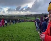 Crowds show their support for Menheniot at Primary Schools Cross Country in Liskeard from scarlett overkill porno