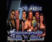 WWE.Backlash.2000 The Rock vs. Triple H ذا روك ضد تربل اتش