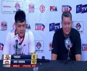 Interview with Best Player Ralph Cu and Coach Tim Cone [Mar. 10, 2024] from ভারতীয় cu