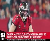 After a successful first season with the Tampa Bay Buccaneers, quarterback Baker Mayfield has been rewarded with a big payday. Mayfield has agreed to a three-year contract worth &#36;100 million, according to Ian Rapoport of the NFL Network. The deal includes &#36;50 million in guaranteed money and can reach a maximum value of &#36;115 million with incentives.