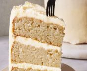 This classic white cake is moist, soft, and fluffy and is topped with a silky vanilla frosting. Follow our pro tips to make sure your cake is the best ever.