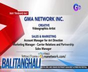 Abiso para sa mga gustong maging certified Kapuso!&#60;br/&#62;&#60;br/&#62;&#60;br/&#62;Balitanghali is the daily noontime newscast of GTV anchored by Raffy Tima and Connie Sison. It airs Mondays to Fridays at 10:30 AM (PHL Time). For more videos from Balitanghali, visit http://www.gmanews.tv/balitanghali.&#60;br/&#62;&#60;br/&#62;#GMAIntegratedNews #KapusoStream&#60;br/&#62;&#60;br/&#62;Breaking news and stories from the Philippines and abroad:&#60;br/&#62;GMA Integrated News Portal: http://www.gmanews.tv&#60;br/&#62;Facebook: http://www.facebook.com/gmanews&#60;br/&#62;TikTok: https://www.tiktok.com/@gmanews&#60;br/&#62;Twitter: http://www.twitter.com/gmanews&#60;br/&#62;Instagram: http://www.instagram.com/gmanews&#60;br/&#62;&#60;br/&#62;GMA Network Kapuso programs on GMA Pinoy TV: https://gmapinoytv.com/subscribe
