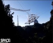 The Arecibo Observatory suffered a massive collapse.A control room camera and drone captured the devastation.&#60;br/&#62;&#60;br/&#62;Credit: Space.com &#124; footage courtesy: Arecibo Observatory / National Science Foundation &#124; produced &amp; edited by Steve Spaleta