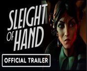 As revealed during the Xbox Partner Preview showcase, here&#39;s your look at the announcement trailer for Sleight of Hand, an upcoming third-person card-slinging occult noir stealth sim game from developer RiffRaff Games. Sleight of Hand will be available as a day one Game Pass launch for Xbox Series X/S and Windows PC (also available via Steam) in 2025.&#60;br/&#62;&#60;br/&#62;In Sleight of Hand, step into the gumshoes of Lady Luck (voiced by Debi Mae West, Metal Gear Solid’s Meryl Silverburgh), a revered former occult detective fated to return for one final job: taking down her former Coven. Her departure was less than amicable; last time, she lost her left hand. Too tired to fight fate any longer, and with more overdue bills than bucks to her name, Lady Luck strikes out to Steeple City with cursed deck in hand, ready to track down everyone from her past life.