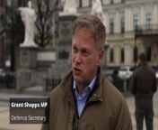 The Defence Secretary Grant Shapps has called on America to “back Ukraine” as it’s in their own “self-interest”. “What does it say if a dictator can just simply walk in, take over a neighbouring country and outlast the patience of the West involved?”, Mr Shapps asked.&#60;br/&#62; &#60;br/&#62; Report by Ajagbef. Like us on Facebook at http://www.facebook.com/itn and follow us on Twitter at http://twitter.com/itn