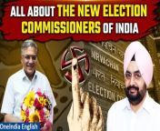 Get the latest on the appointment of Sukhbir Sandhu and Gyanesh Kumar as Election Commissioners in India. Stay updated with the key developments in the Election Commission&#39;s top panel appointments, including insights into the selection process and backgrounds of the newly appointed officials. Don&#39;t miss out on the crucial updates shaping India&#39;s electoral landscape. &#60;br/&#62; &#60;br/&#62; &#60;br/&#62;#ElectionCommissionersofIndia #NewElectionCommissioner #SukhbirSandhu #GyaneshKumar #LokSabhaElections #LokSabhaElections2024 #Oneindia&#60;br/&#62;~HT.178~PR.274~ED.101~GR.124~
