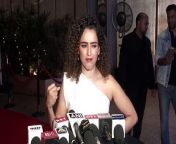 Sanya Malhotra spotted at the launch of Lee-Cooper women&#39;s footwear. There she shared her upcoming projects, fashion definition and many more things.