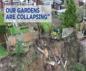Residents fear their homes could be lost after a giant landslide began slowly destroying their gardens.&#60;br/&#62;&#60;br/&#62;One homeowner said the landslip has got worse year-by-year since moving to High Haden Crescent, in Cradley Heath, 10 years ago.&#60;br/&#62;&#60;br/&#62;