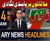 #barristergohar #headlines #PTI #banipti #pmshehbazsharif #punjabgovernment #sindhcabinet &#60;br/&#62;&#60;br/&#62;Follow the ARY News channel on WhatsApp: https://bit.ly/46e5HzY&#60;br/&#62;&#60;br/&#62;Subscribe to our channel and press the bell icon for latest news updates: http://bit.ly/3e0SwKP&#60;br/&#62;&#60;br/&#62;ARY News is a leading Pakistani news channel that promises to bring you factual and timely international stories and stories about Pakistan, sports, entertainment, and business, amid others.&#60;br/&#62;&#60;br/&#62;Official Facebook: https://www.fb.com/arynewsasia&#60;br/&#62;&#60;br/&#62;Official Twitter: https://www.twitter.com/arynewsofficial&#60;br/&#62;&#60;br/&#62;Official Instagram: https://instagram.com/arynewstv&#60;br/&#62;&#60;br/&#62;Website: https://arynews.tv&#60;br/&#62;&#60;br/&#62;Watch ARY NEWS LIVE: http://live.arynews.tv&#60;br/&#62;&#60;br/&#62;Listen Live: http://live.arynews.tv/audio&#60;br/&#62;&#60;br/&#62;Listen Top of the hour Headlines, Bulletins &amp; Programs: https://soundcloud.com/arynewsofficial&#60;br/&#62;#ARYNews&#60;br/&#62;&#60;br/&#62;ARY News Official YouTube Channel.&#60;br/&#62;For more videos, subscribe to our channel and for suggestions please use the comment section.