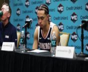 Gonzaga coach Mark Few met with the media after Gonzaga&#39;s 69-60 loss to Saint Mary&#39;s in the 2024 West Coast Conference Tournament championship game.